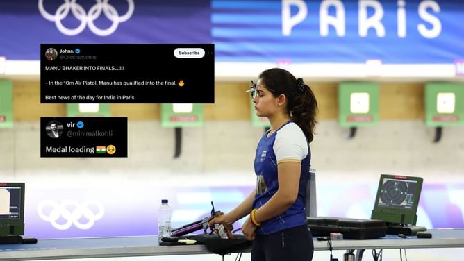 “Best news of the day for India” - Fans react as Manu Bhaker qualifies for the gold medal match