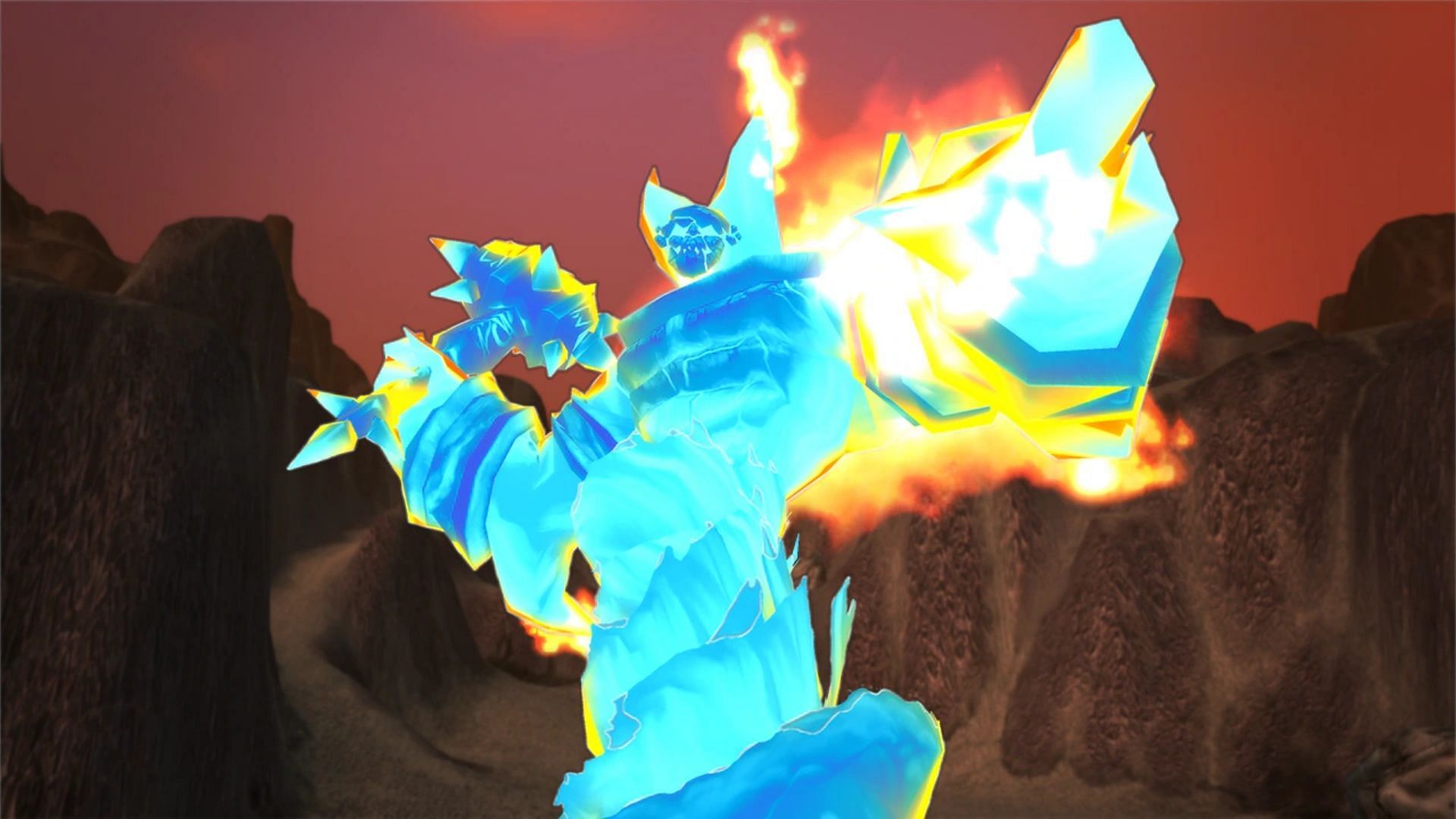 Ragnaros sure looks different (Image via Blizzard Entertainment)