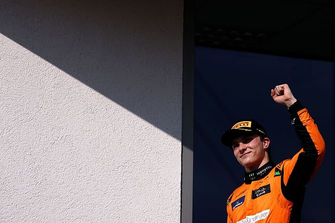 Watch: Oscar Piastri shares emotional message with fans after first career win in the F1 Hungarian GP