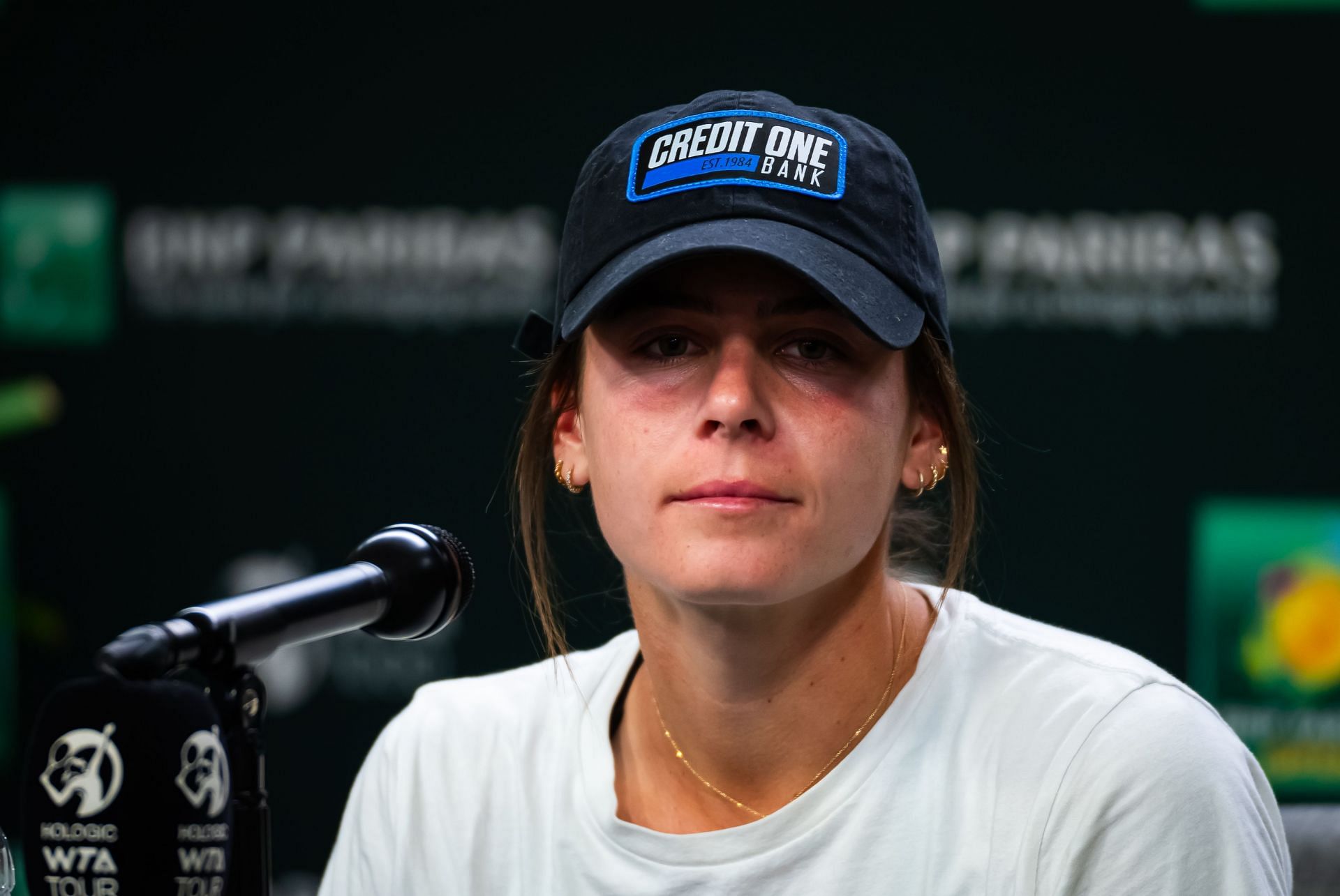 Emma Navarro at the 2024 BNP Paribas Open (Source: Getty)