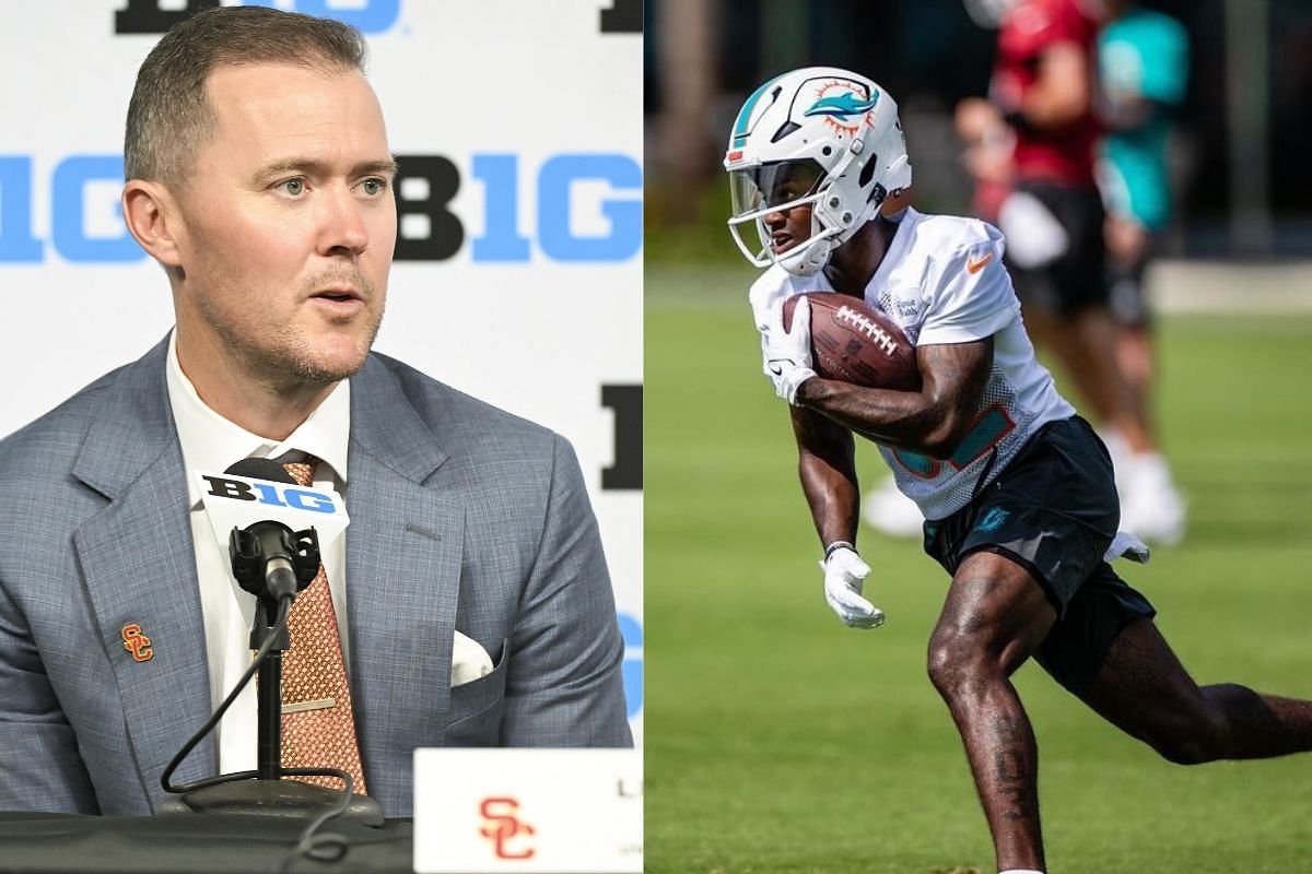 USC Coach Lincoln Riley thanks Miami Dolphins over &ldquo;very cool gesture&rdquo; surrounding rookie Tahj Washington (Image Credits - IMAGN/ Tahj Washington Instagram)