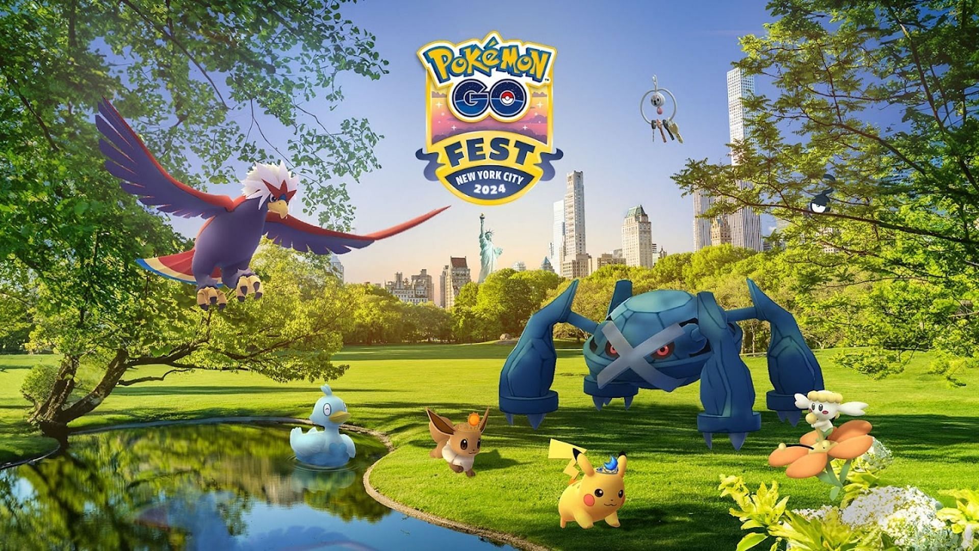 Official artwork for Pokemon GO (Image via Niantic)