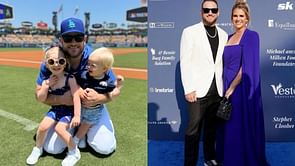In Photos: Max Muncy's wife Kellie shares sweet moments of kids Sophie & Wyatt enjoying "post game field hangs with dada" at Dodger stadium