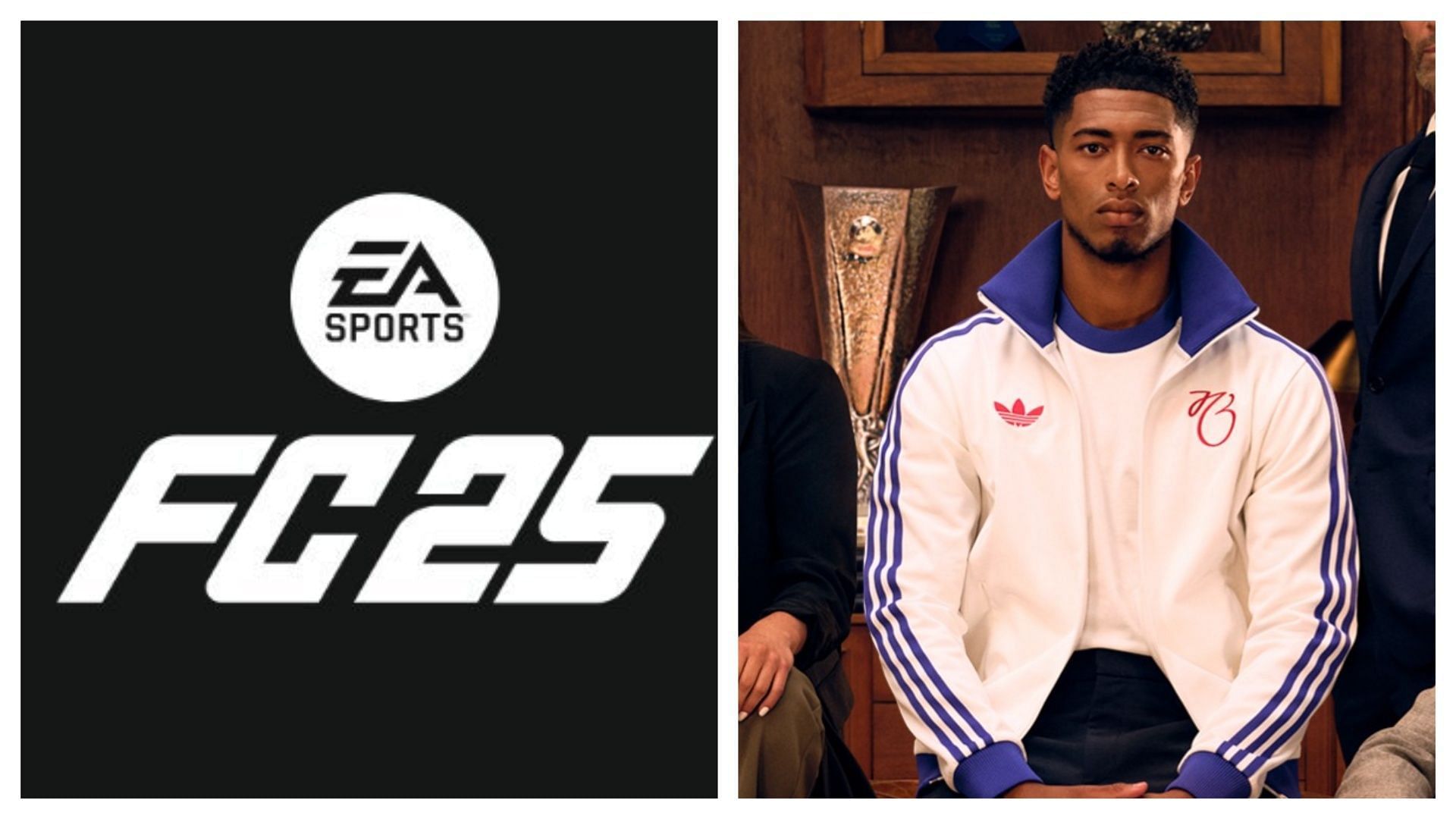 Bellingham is part of the cover stars (Images taken via EA Sports)