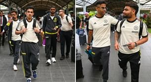 [In Pictures] Team India arrive in Sri Lanka for 3 T20Is and as many ODIs