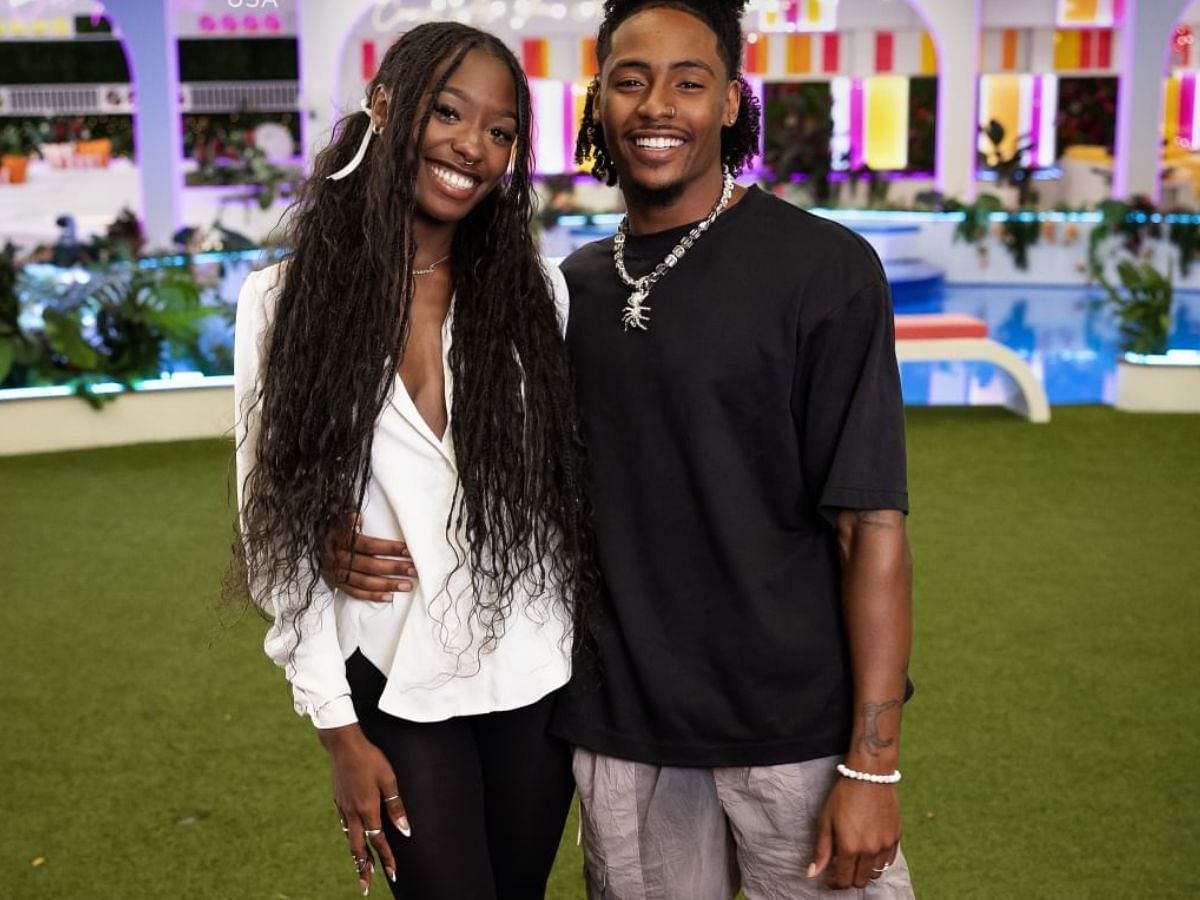 Love Island USA season 6 couple Kordell and Serena