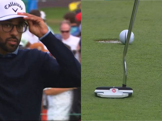 WATCH: Akshay Bhatia misses three-putts on final hole to lose the Rocket Mortgage Classic after surviving 97-yard drive