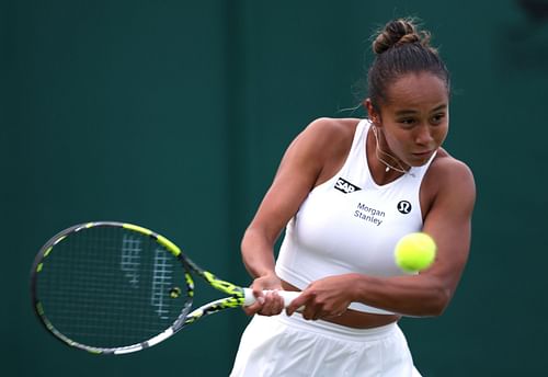 Leylah Fernandez at The Championships - Wimbledon 2024. (Image via Getty)