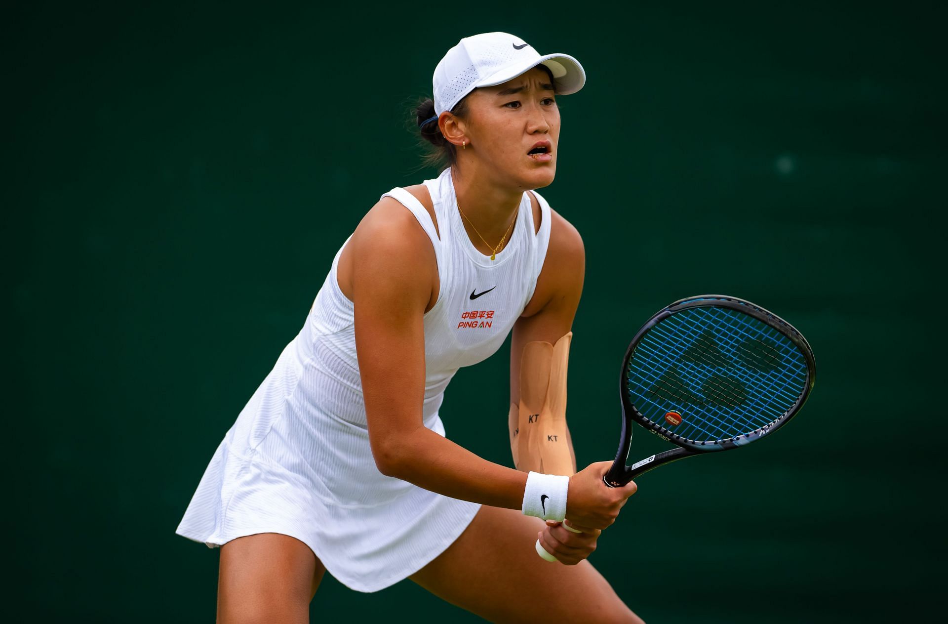 Wang Xiyu at Wimbledon 2024. (Photo: Getty)