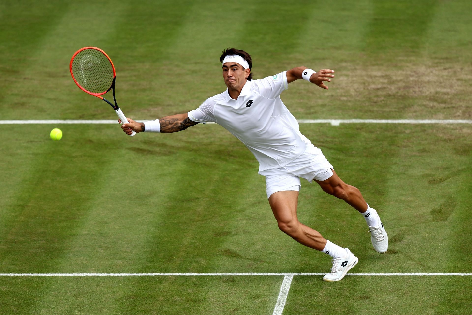 Francisco Comesana beat Andrey Rublev in the opening round.