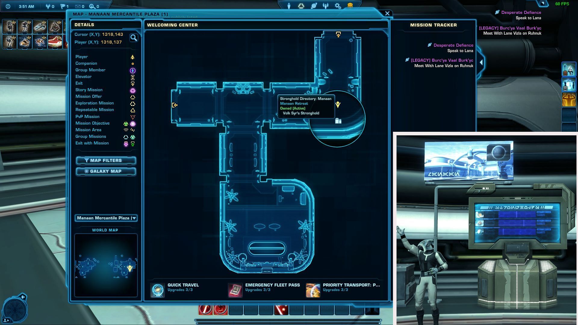 Manaan directory location on map (Image via Electronic Arts)