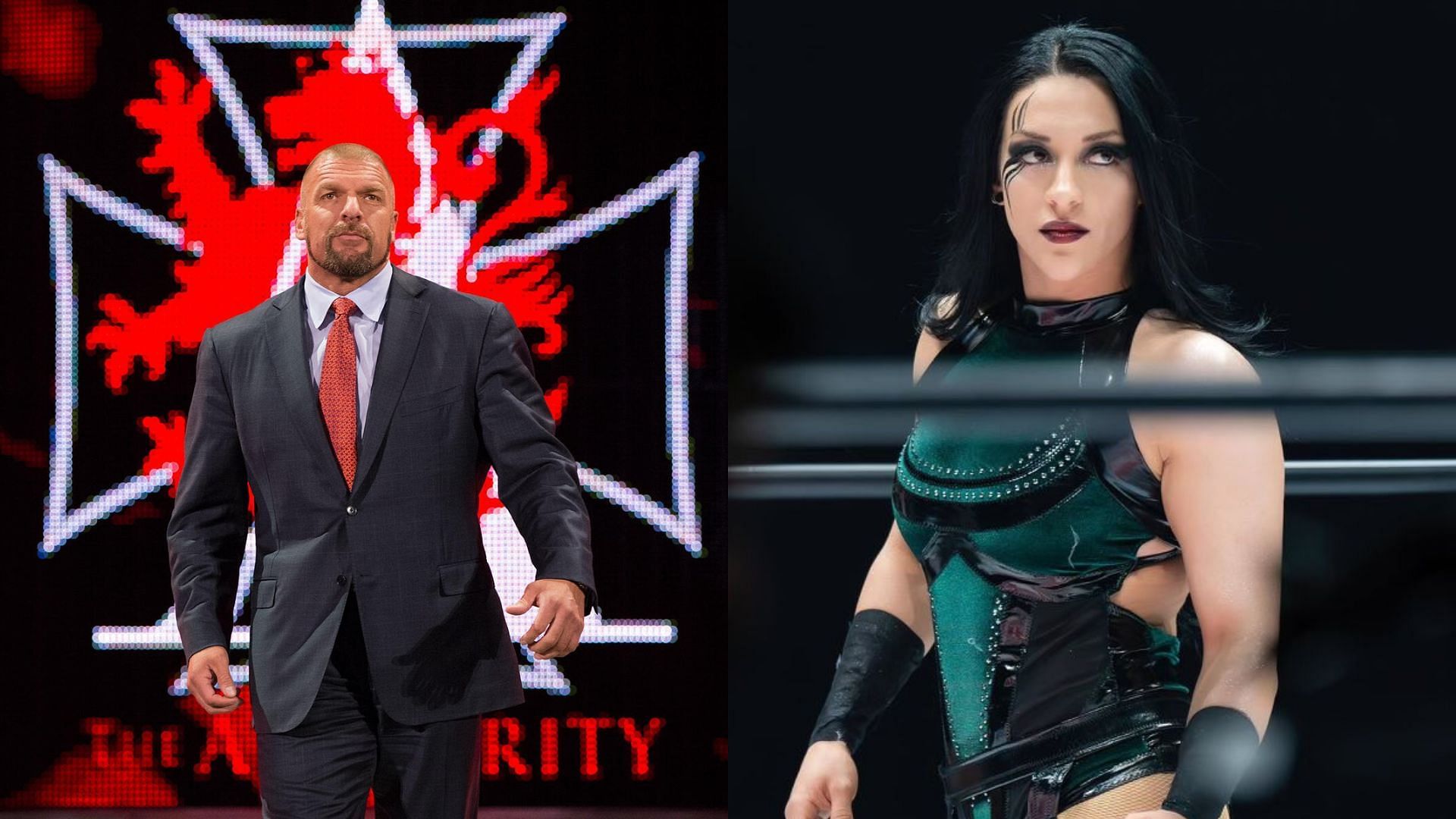 WWE CCO Triple H (left) and Stephanie Vaquer (right). (Image credits: wwe.com and Shawn Michael