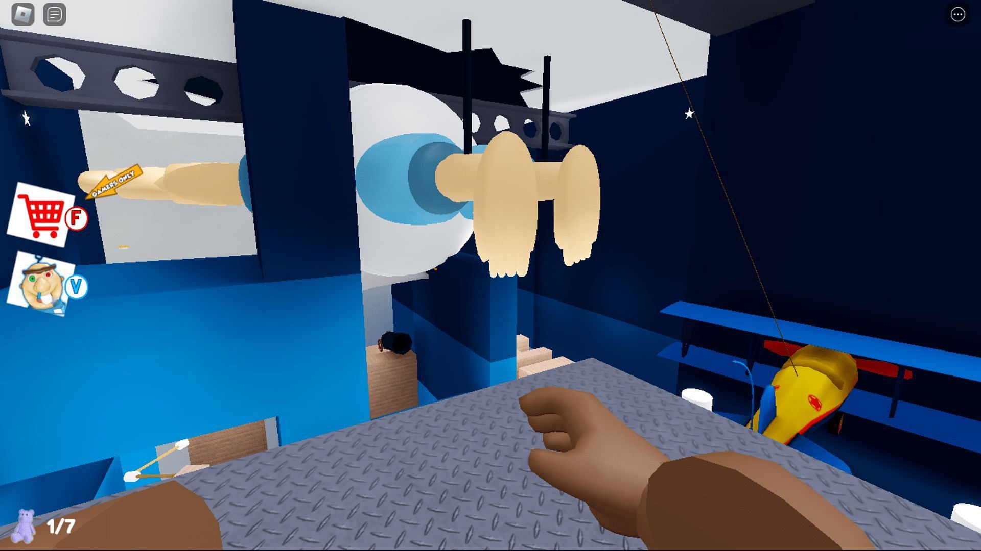 Gameplay screenshot from EBBD (Image via Roblox)