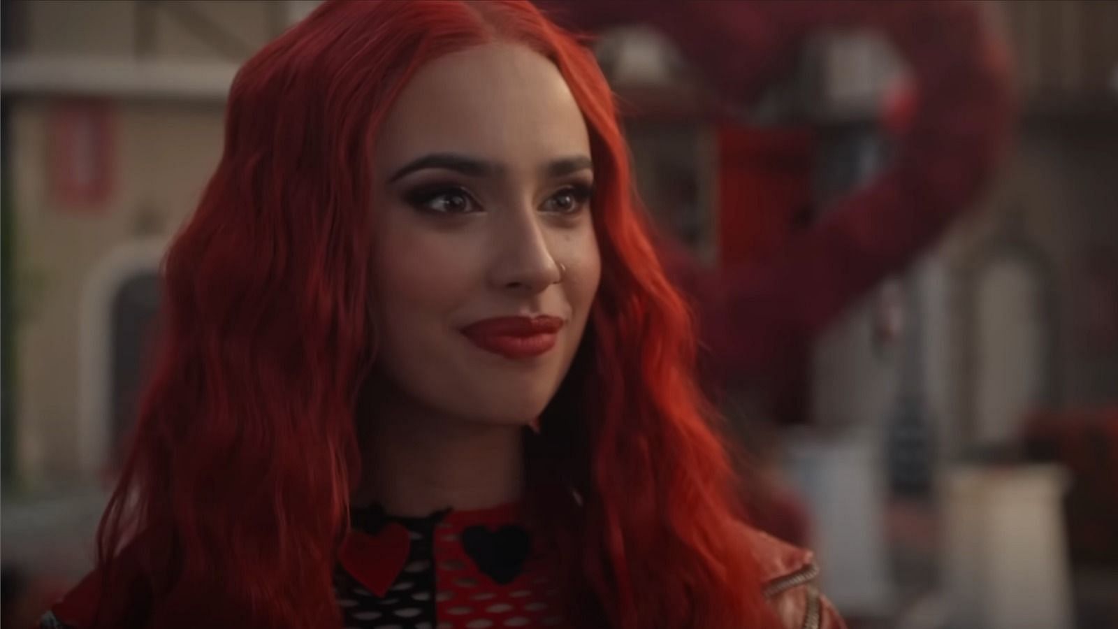 Descendants: The Rise of Red is not available on Disney+ for the time being. (Image via YouTube/Disney Plus)