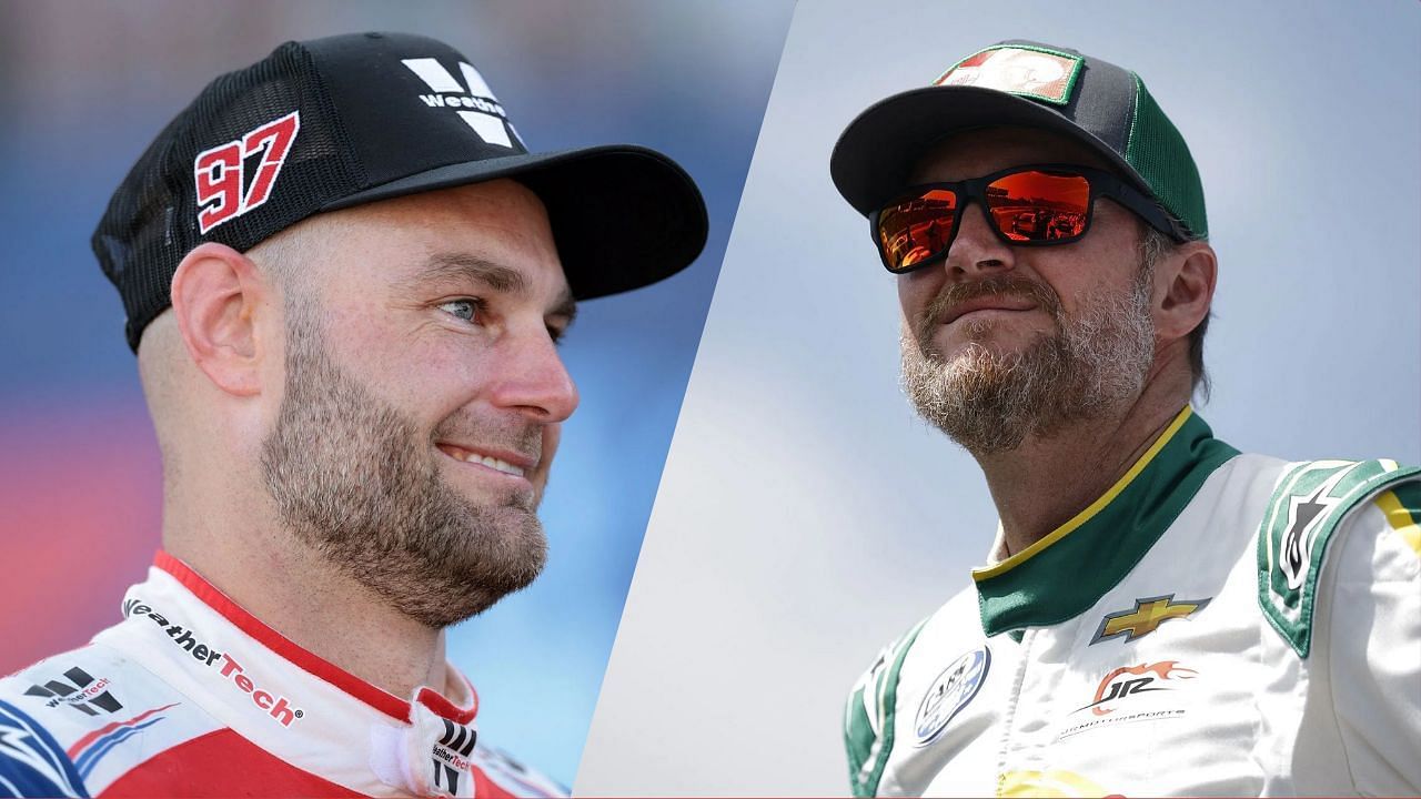 Shane van Gisbergen and Dale Earnhardt Jr. (Image credit Getty)