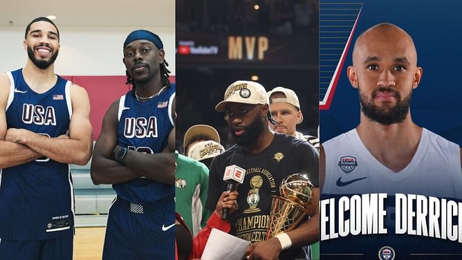 "He gets Finals MVP, and they pick 3 other players off his team - NBA legend left fuming after 'ridiculous' Jaylen Brown Olympics snub