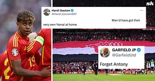 “Got their very own Yamal”, “Forget Antony” - Fans react to display from Manchester United attacker in pre-season game vs Rangers