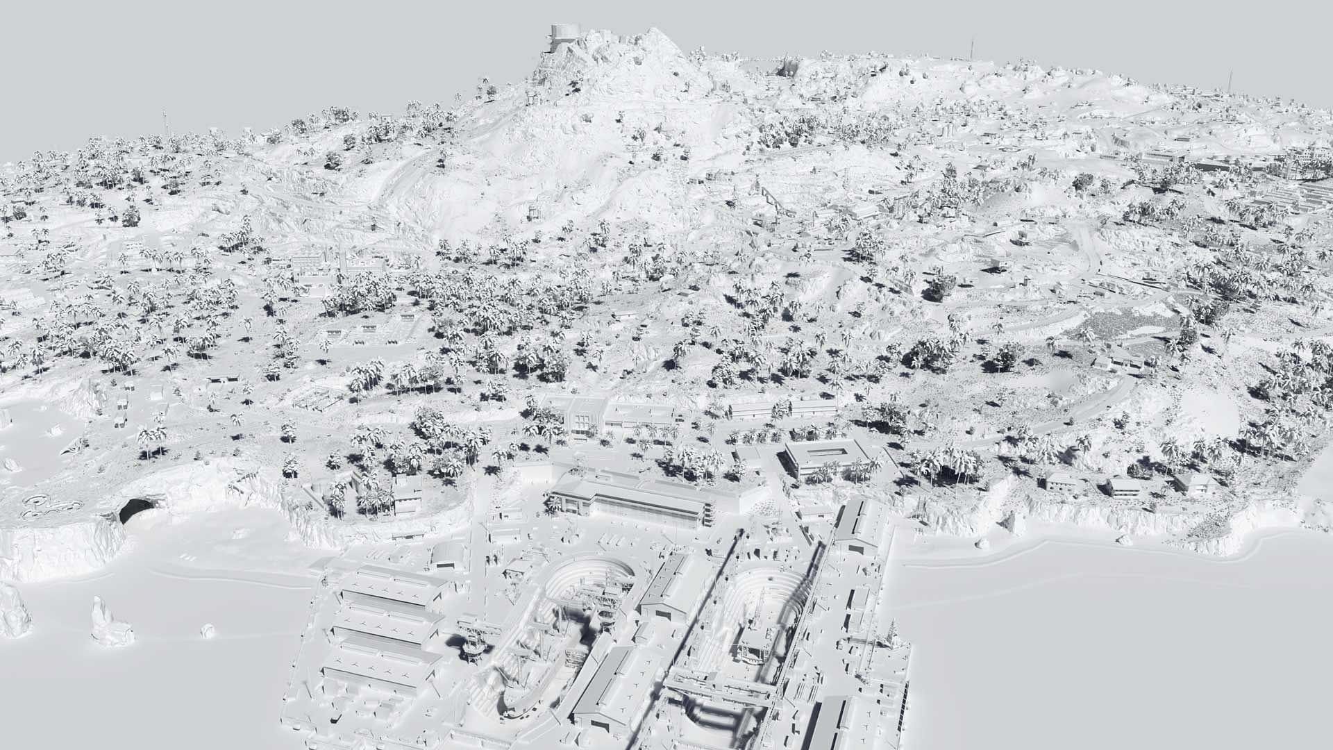 A still from the open data set for Caldera map. (Image via Activision)