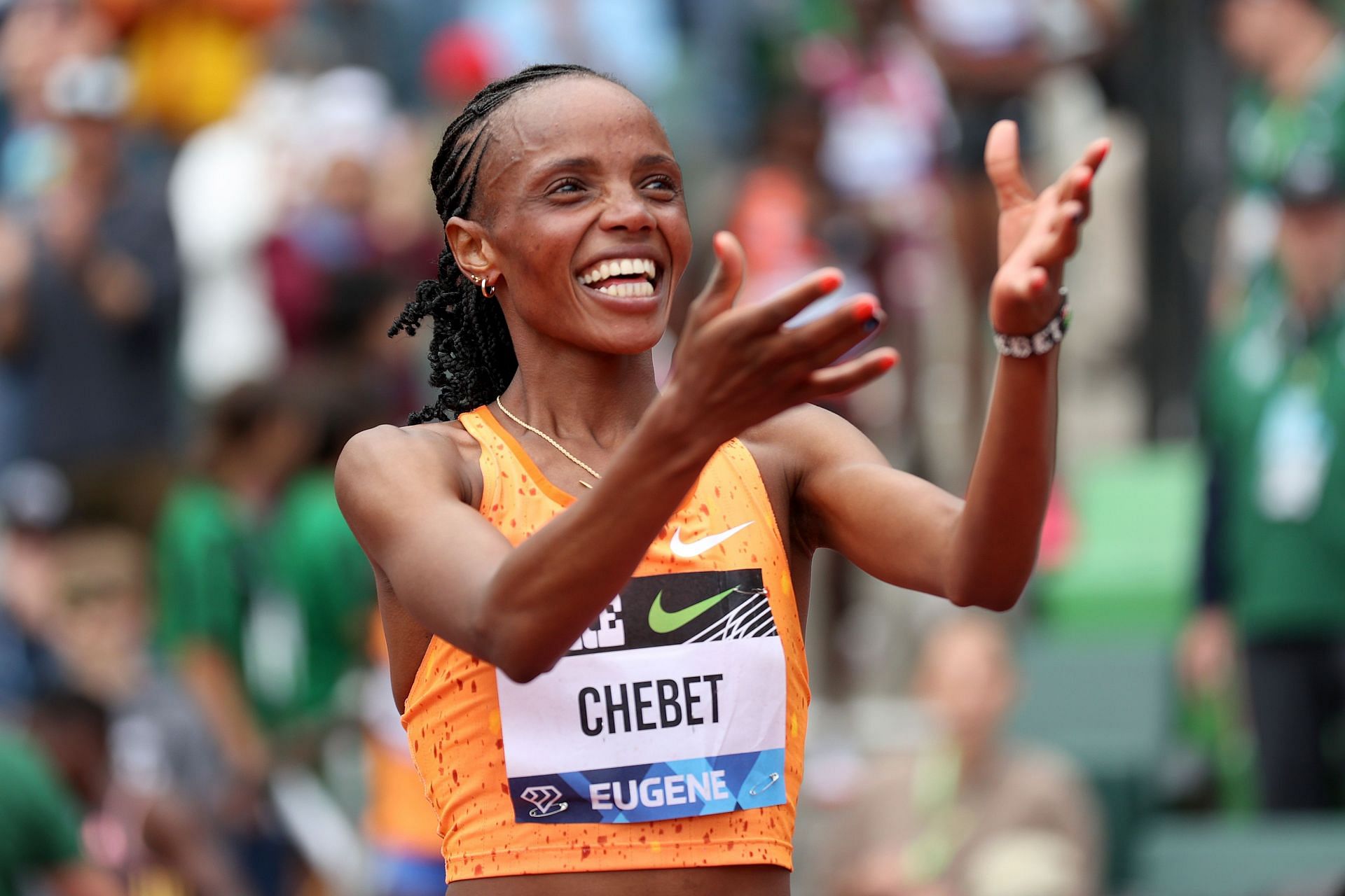 Beatrice Chebet at the 2024 Prefontaine Classic (Source: Getty Images)