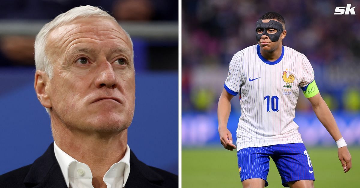 Didier Deschamps and Kylian Mbappe (image via Getty)