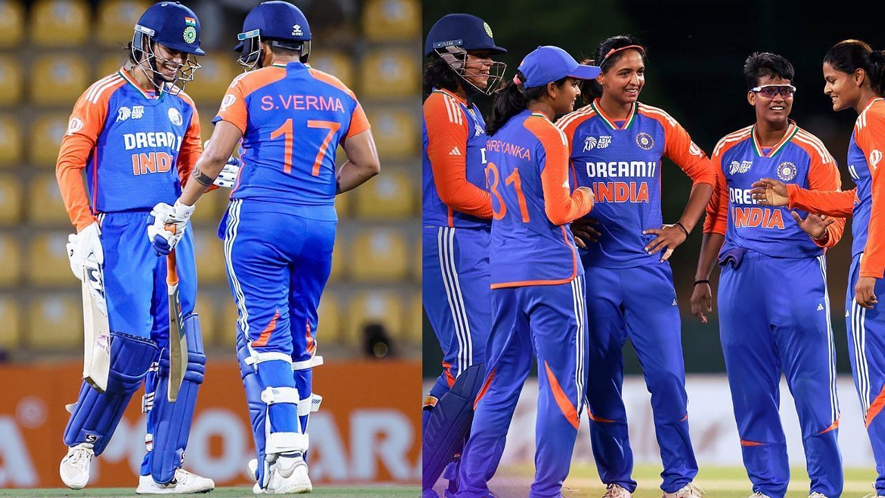 टीम इंडिया ने जबरदस्त प्रदर्शन से जीत हासिल की (Photo Credit: X/@ACCMedia1, @BCCIWomen)