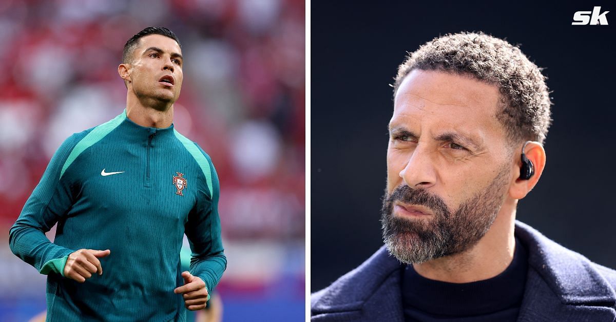 Rio Ferdinand refuses to text Cristiano Ronaldo during a phone challenge game (Image via Getty)