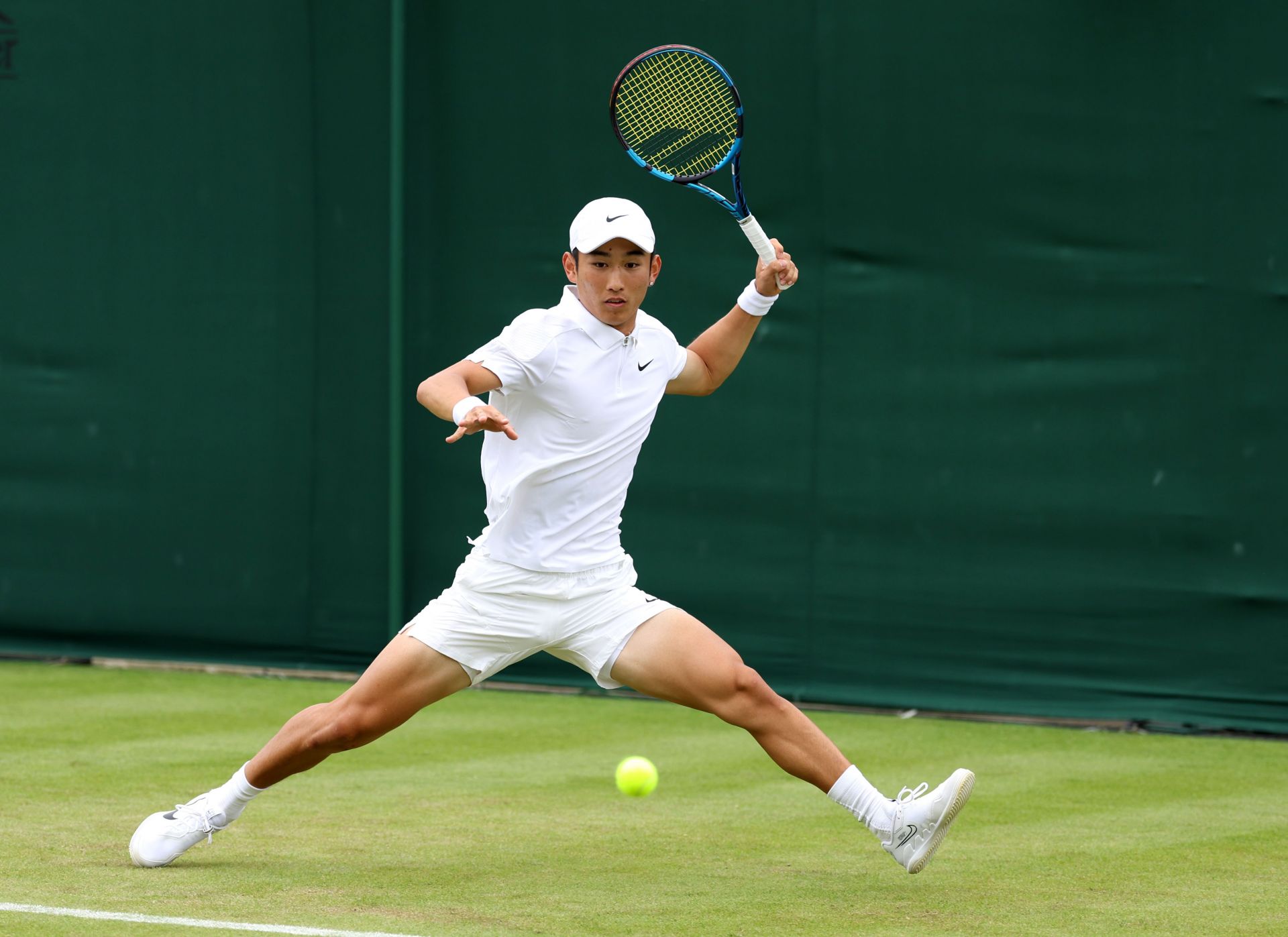 Shang Juncheng at the 2024 Wimbledon. (Photo: Getty)