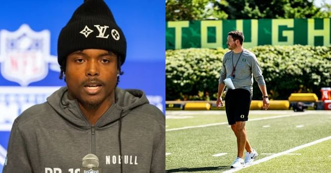 WATCH: Late Khyree Jackson’s father Raymond delivers emotional speech as Dan Lanning’s Oregon hold a vigil in his honor