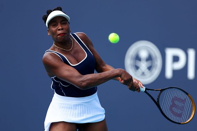 Venus Williams at the 2024 Miami Open (Image via Getty)