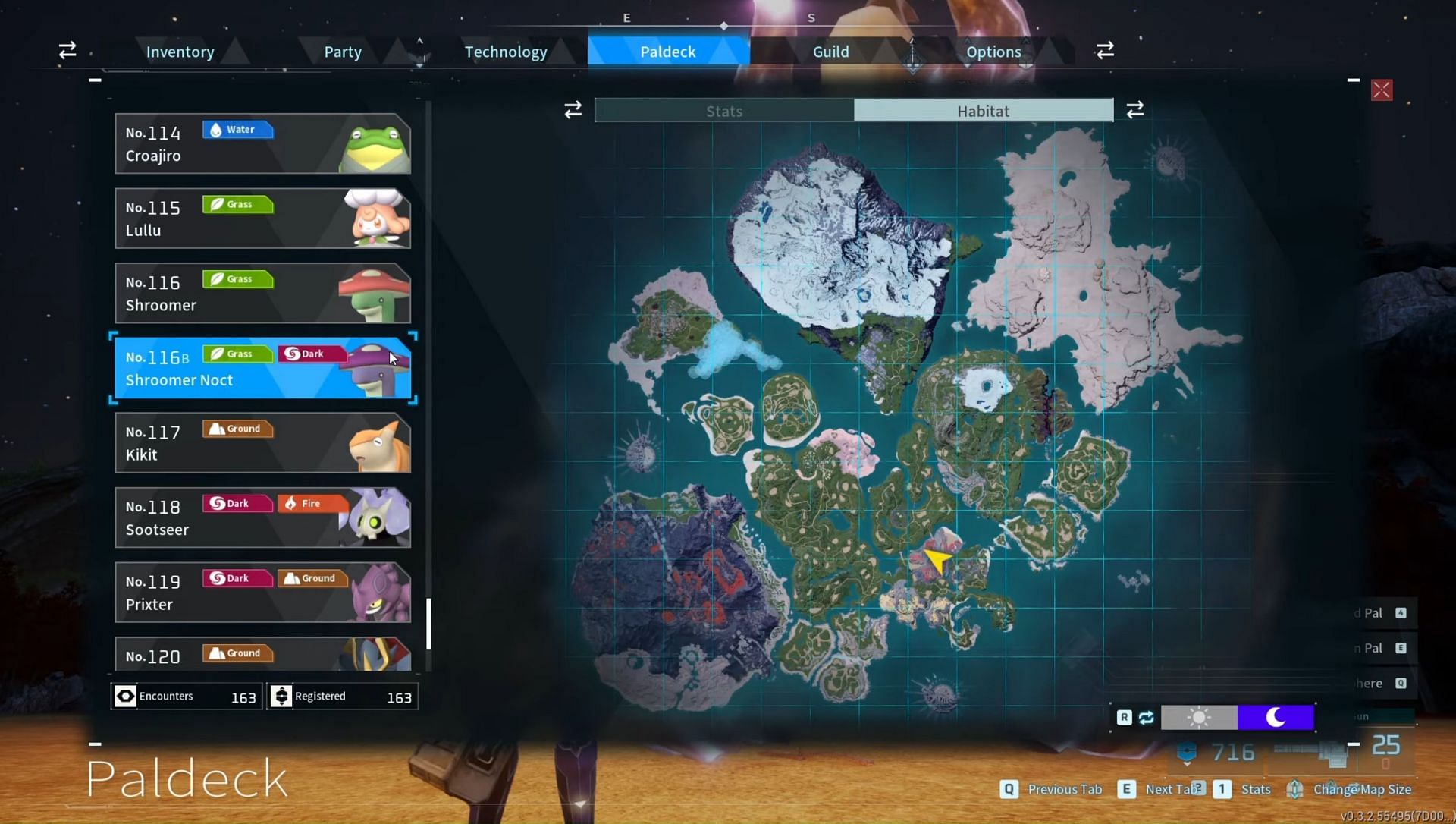 Shroomer Noct in Palworld: Where to find, partner skill, item drops ...