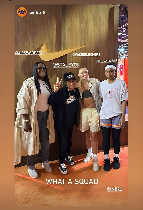 Dawn Staley's Instagram story from July 19