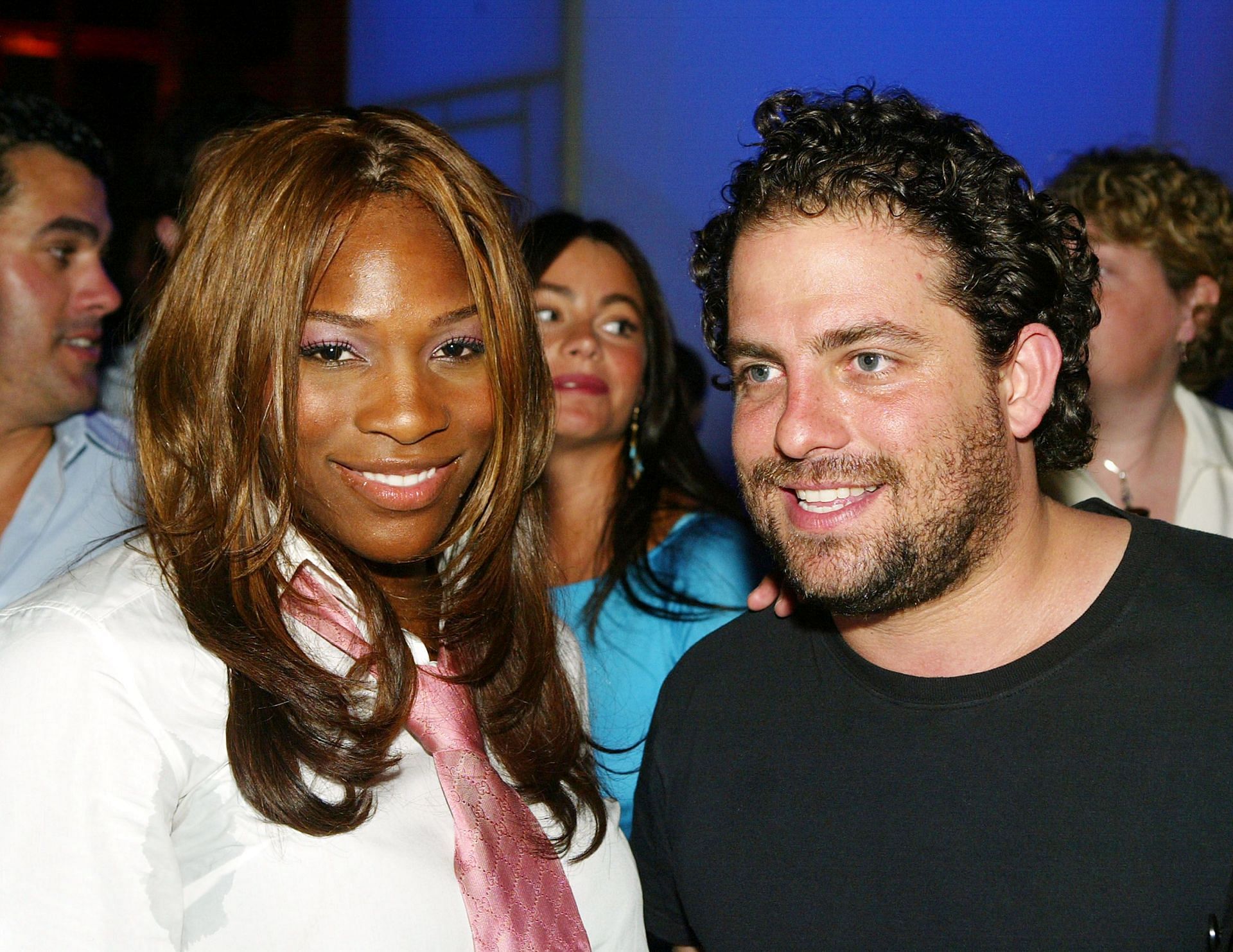 Serena Williams (L) and Brett Ratner 