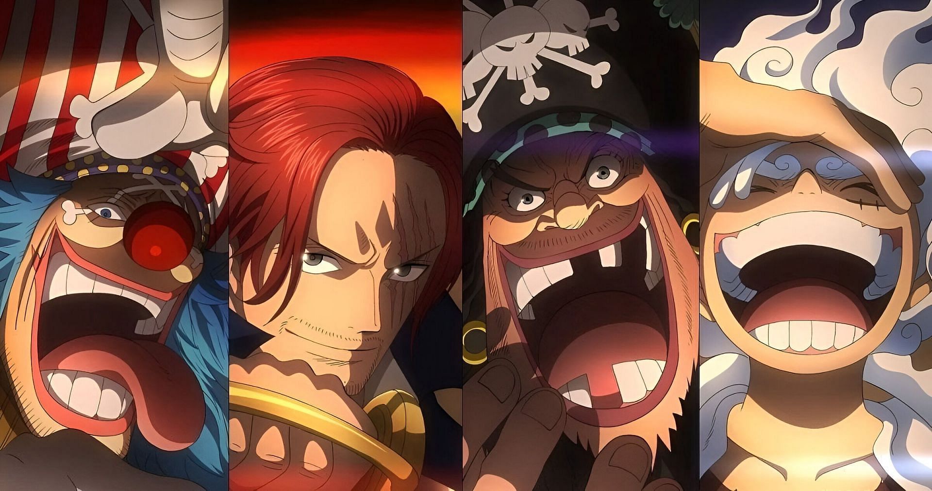 The 4 Emperors of the Sea (Image via Toei Animation)