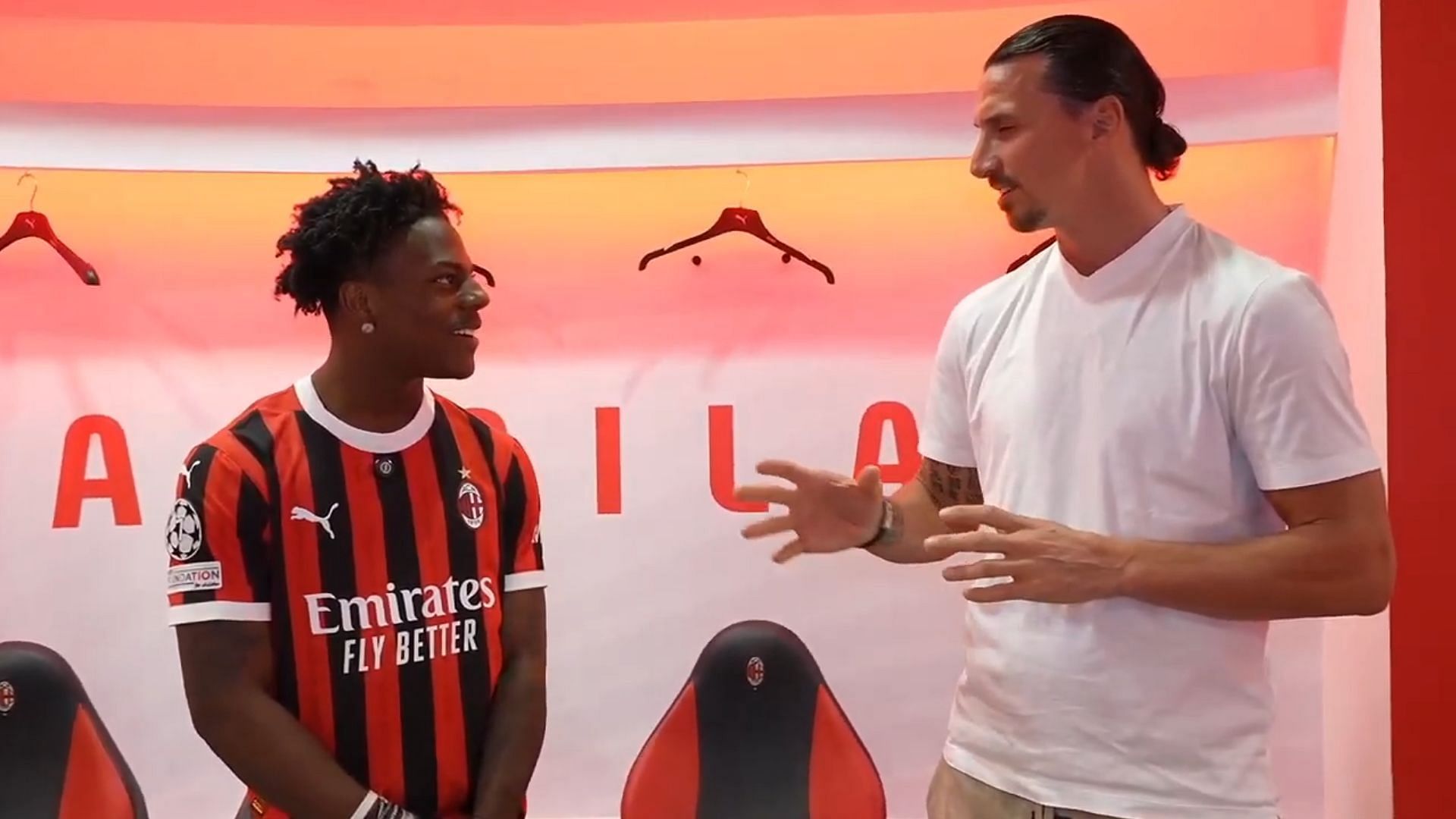 IShowSpeed met up with Zlatan Ibrahimovic in Milan, Italy (Image via IShowSpeed/YouTube)