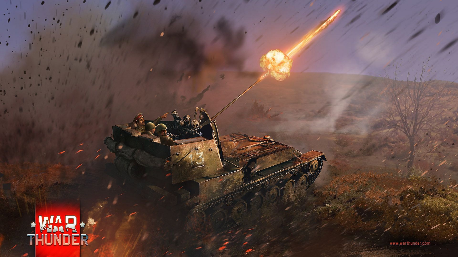 SPAA vehicles are a major part of ground battles in War Thunder (Image via Gaijin Entertainment)