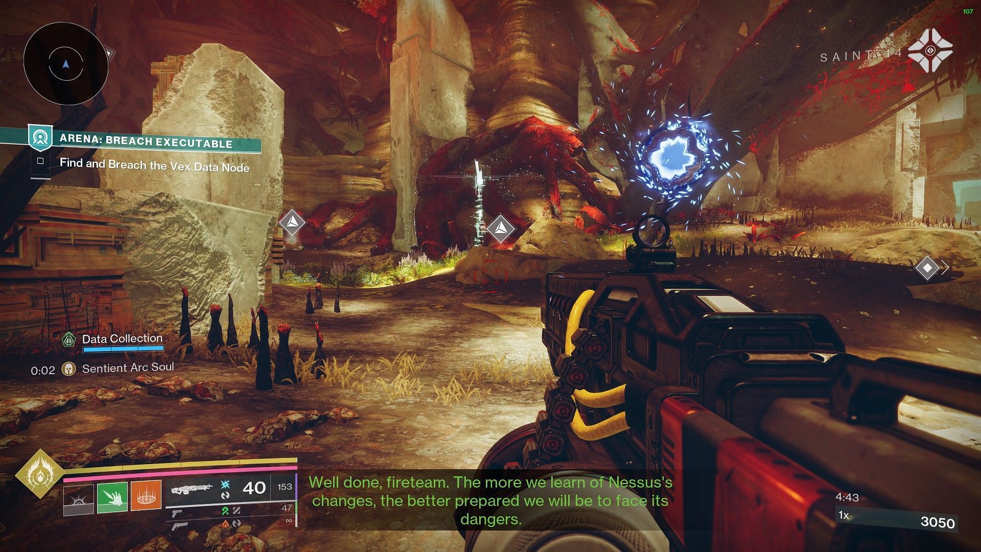 Marked Radiolites in the map (Image via Bungie)