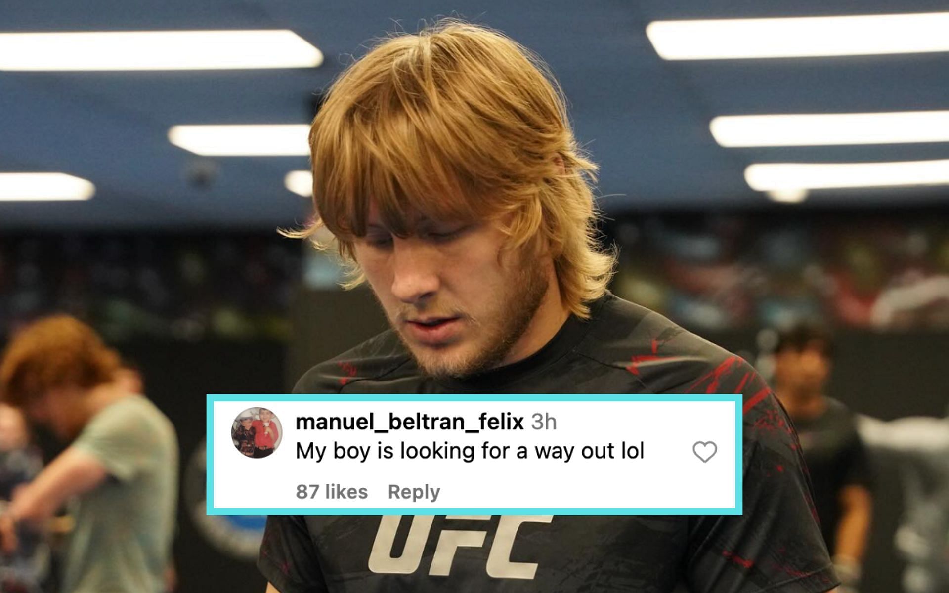 Paddy Pimblett (pictured) claims UFC 304 could be final fight in the Octagon. [Image courtesy: @theufcbaddy on Instagram]