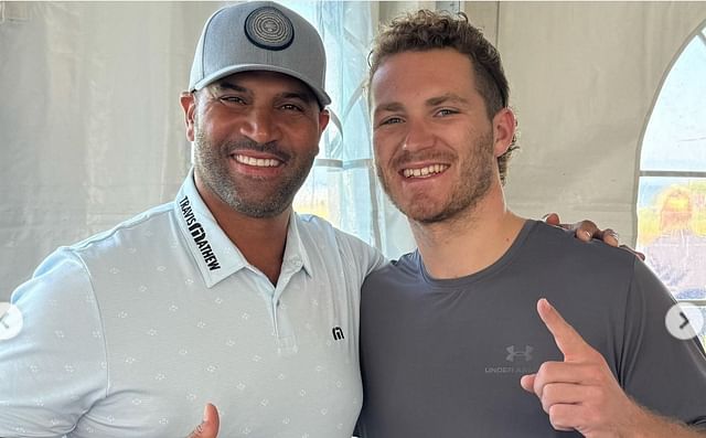 Matthew Tkachuk and Albert Pujols enjoy Golf at the ACC Championship (image credit: instagram.com/albertpujols)