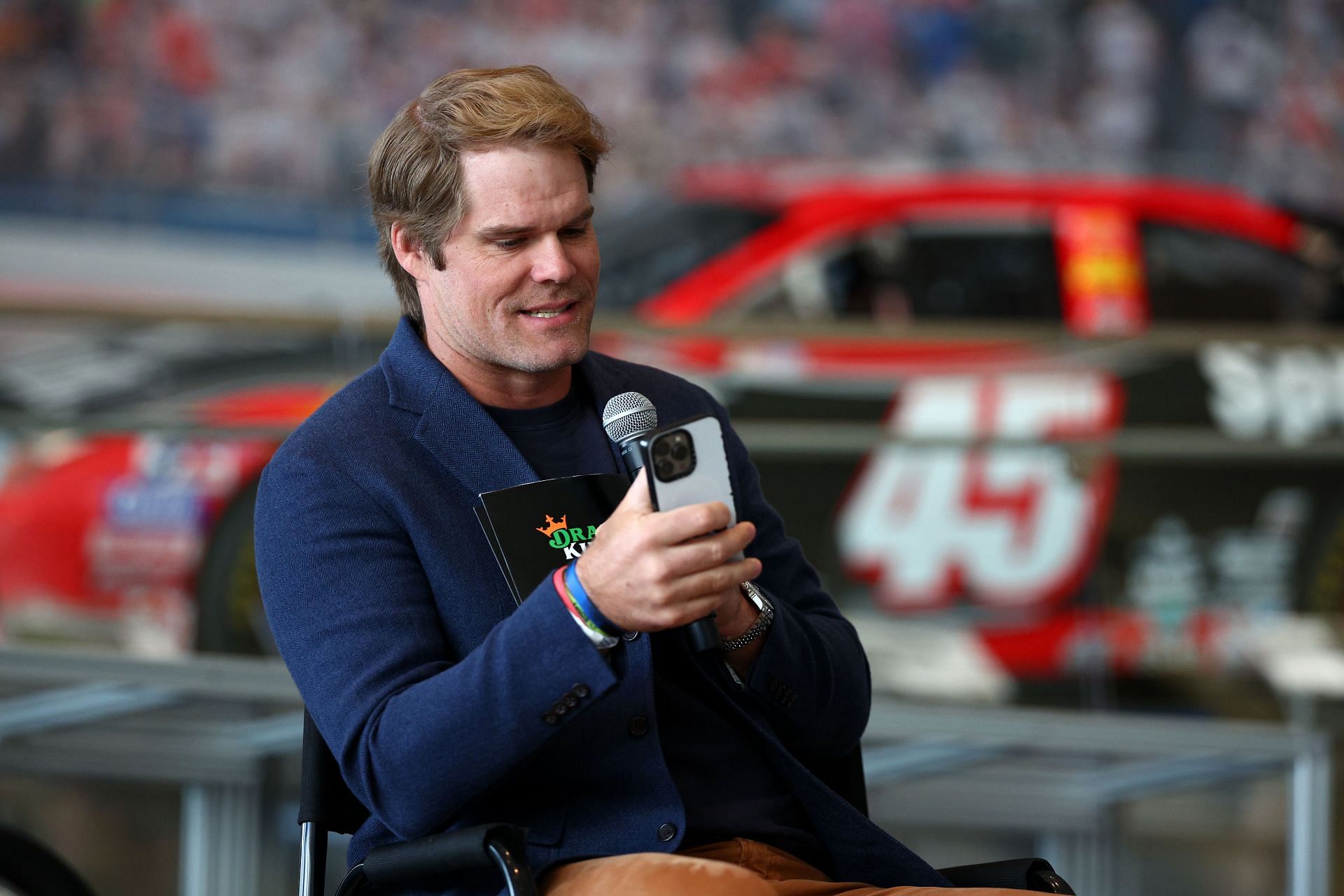 Greg Olsen at DraftKings First Bet in North Carolina - Source: Getty