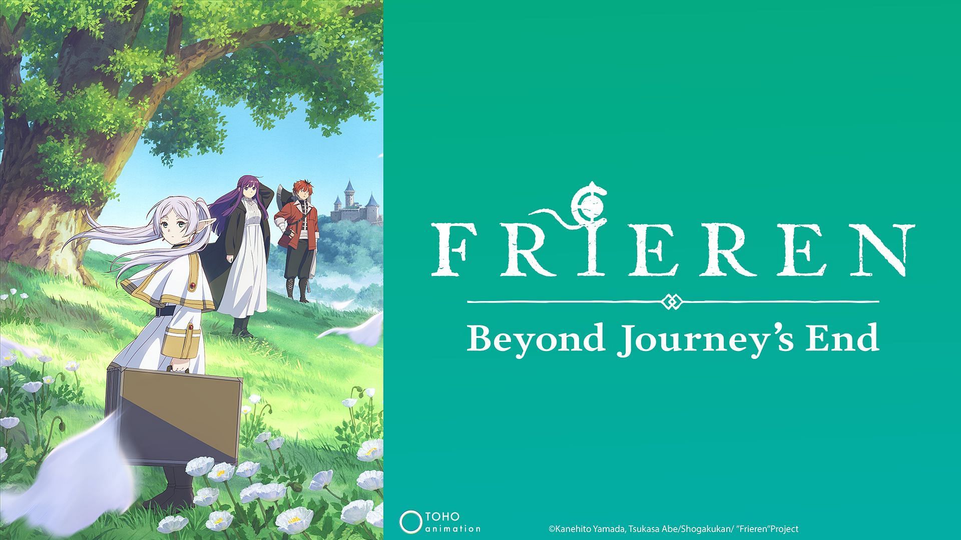 Frieren: Beyond Journey&#039;s End anime title card (Image via Madhouse)