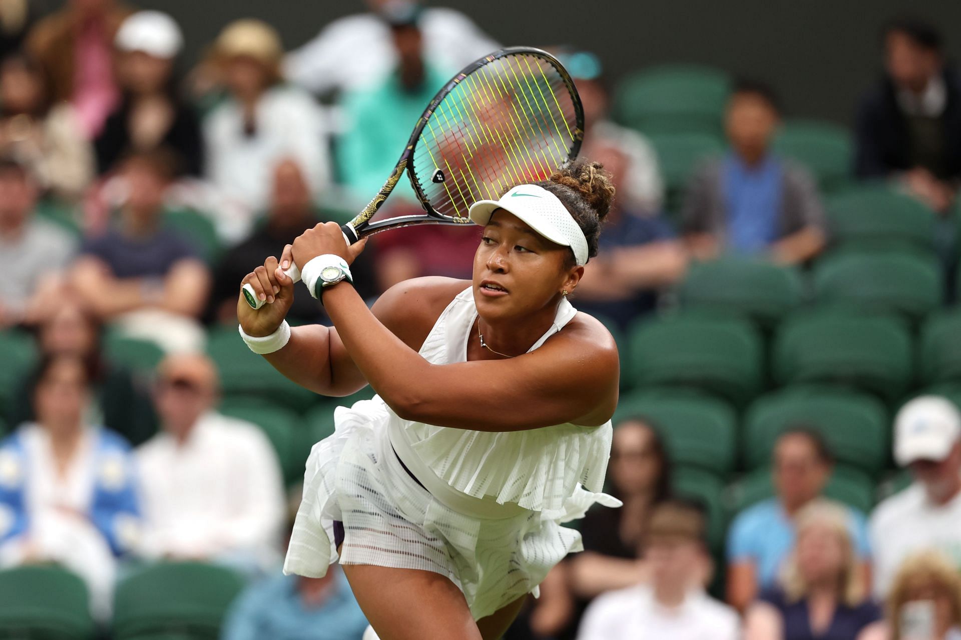 Naomi Osaka on Day Three: The Championships - Wimbledon 2024 - Source: Getty