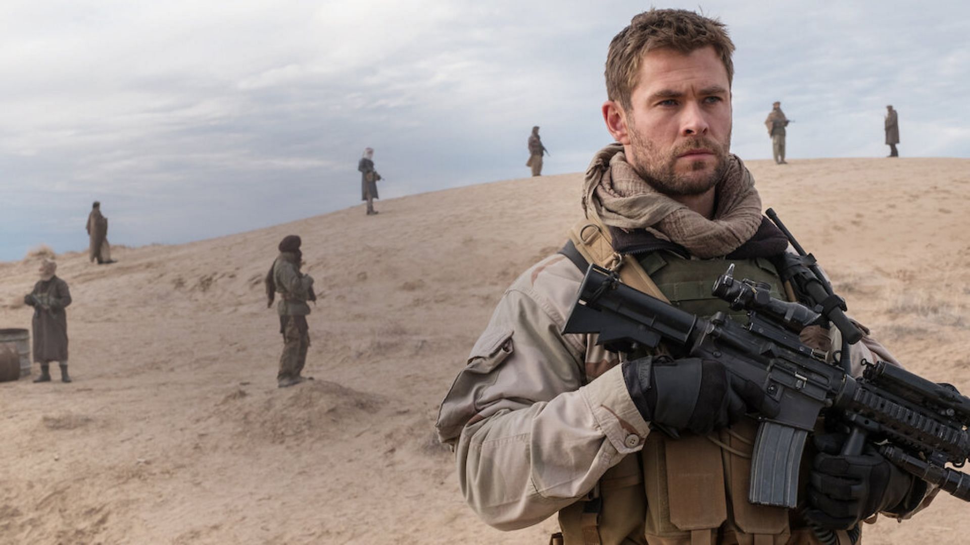 Chris Hemsworth starrer 12 Strong (Image via Netflix)