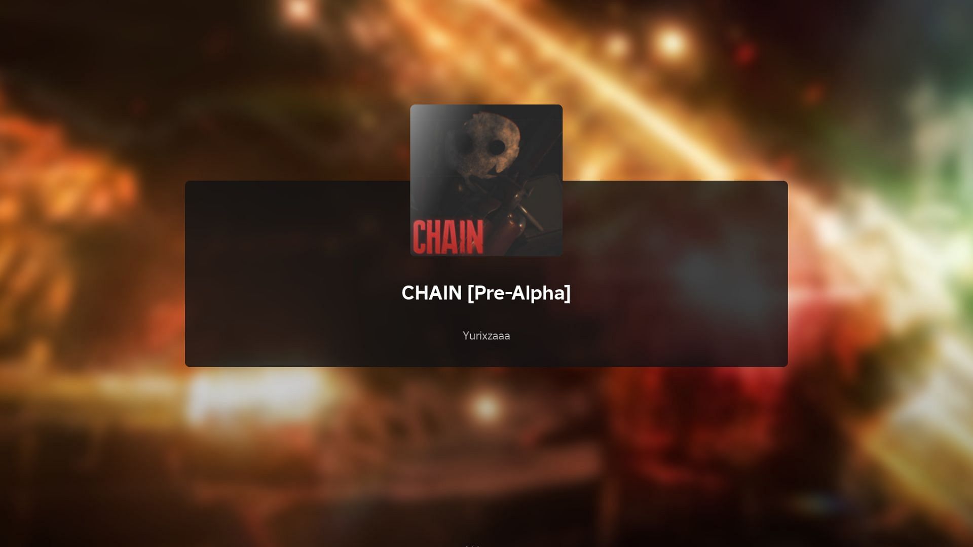 Chains is a simple yet amazing horror game (Image via Roblox)