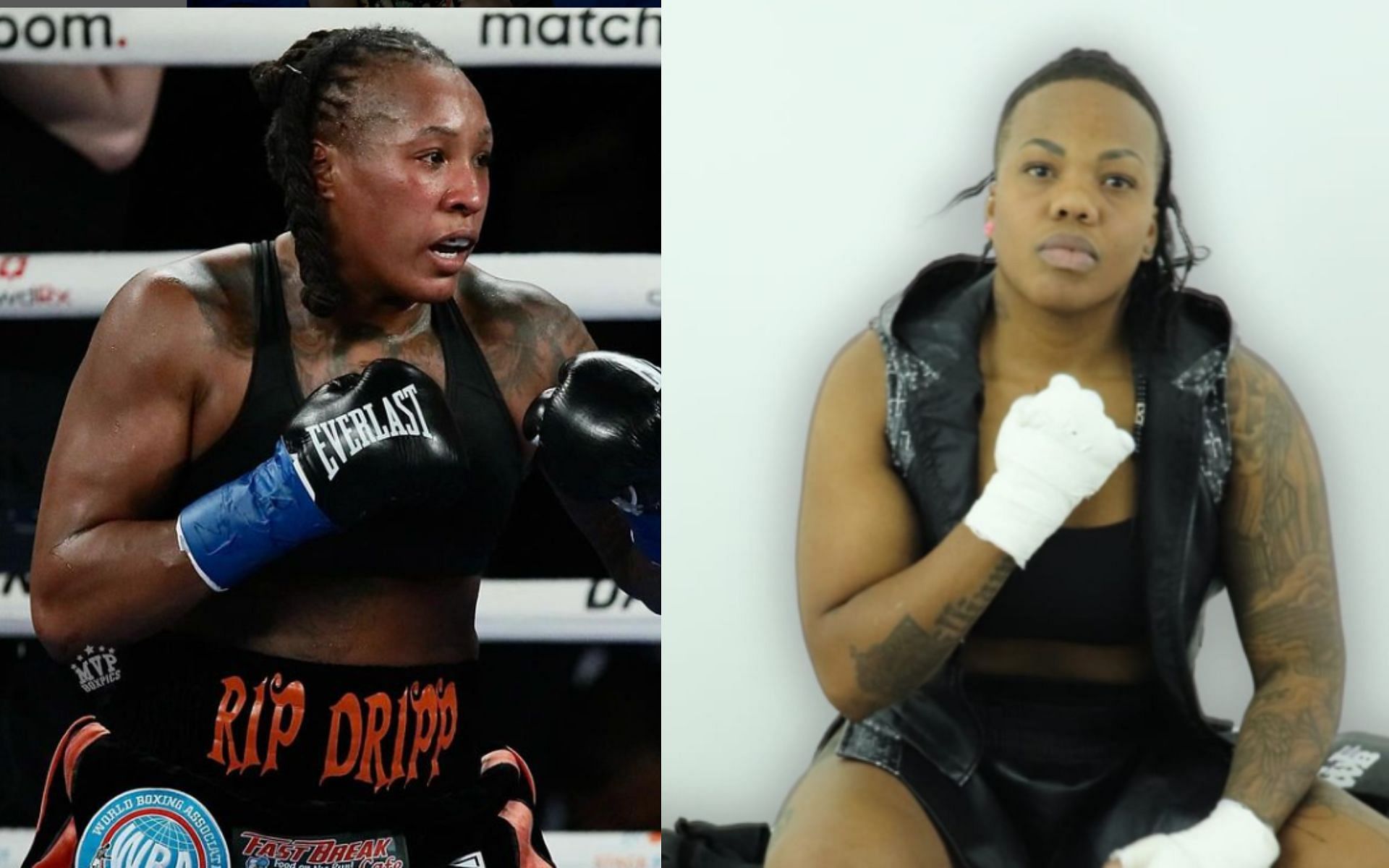 Shadasia Green vs. Natasha Spence [Images courtesy: @mvpboxpics and @natashanightmarespence on Instagram]