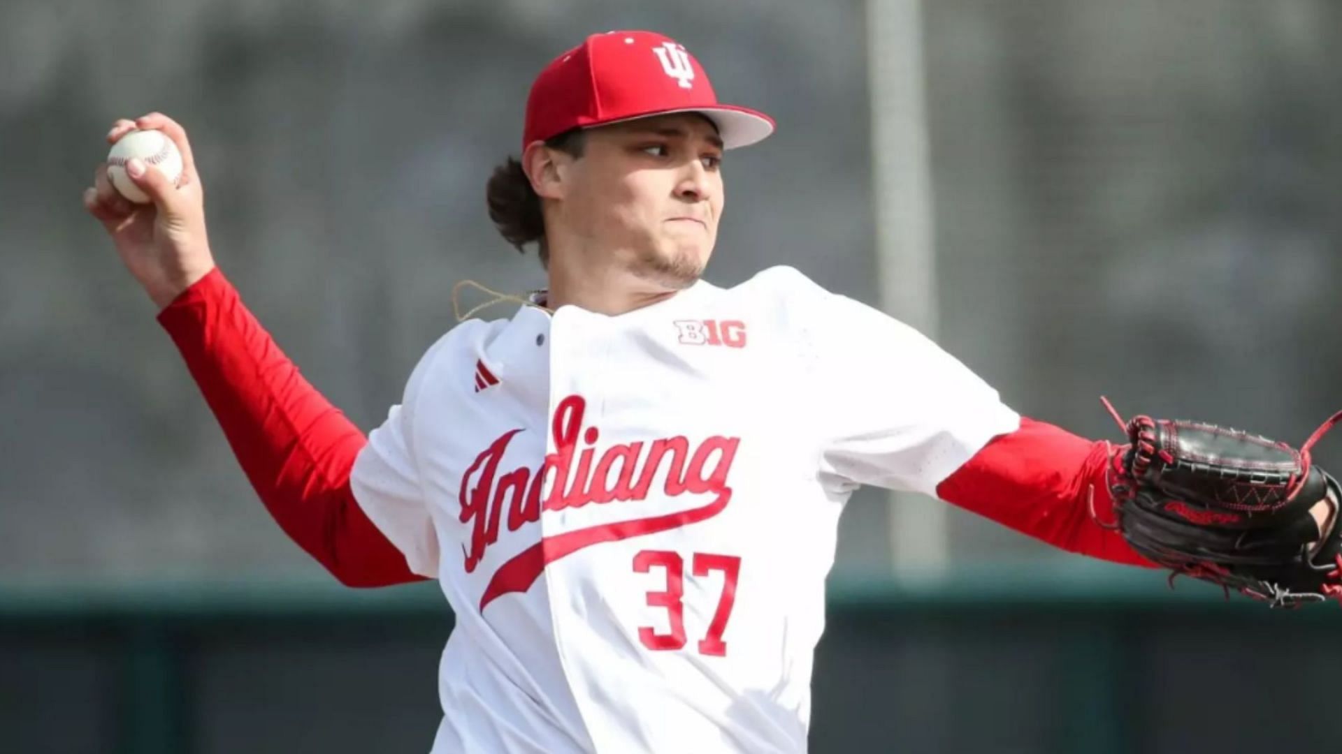 Luke Sinnard was 6-3 with a 4.27 ERA in 2023. He had 114 strikeouts, a school record. (Image Source: https://iuhoosiers.com/sports/baseball/roster/luke-sinnard/18750)