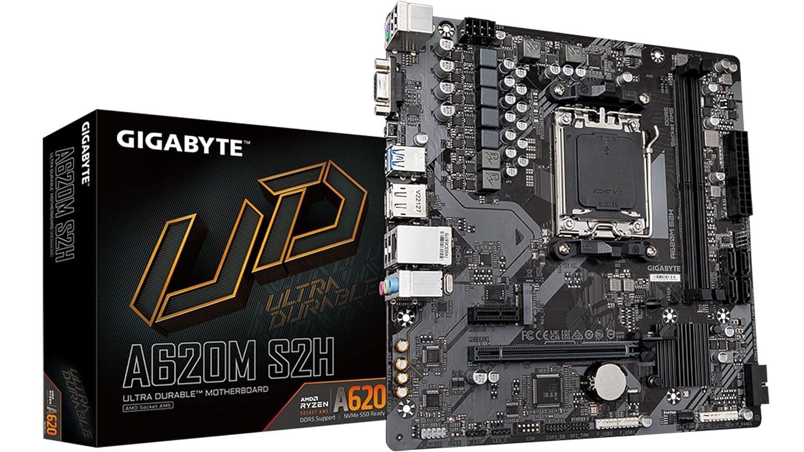 GIGABYTE A620M S2H motherboard (Image via GIGABYTE, Amazon)