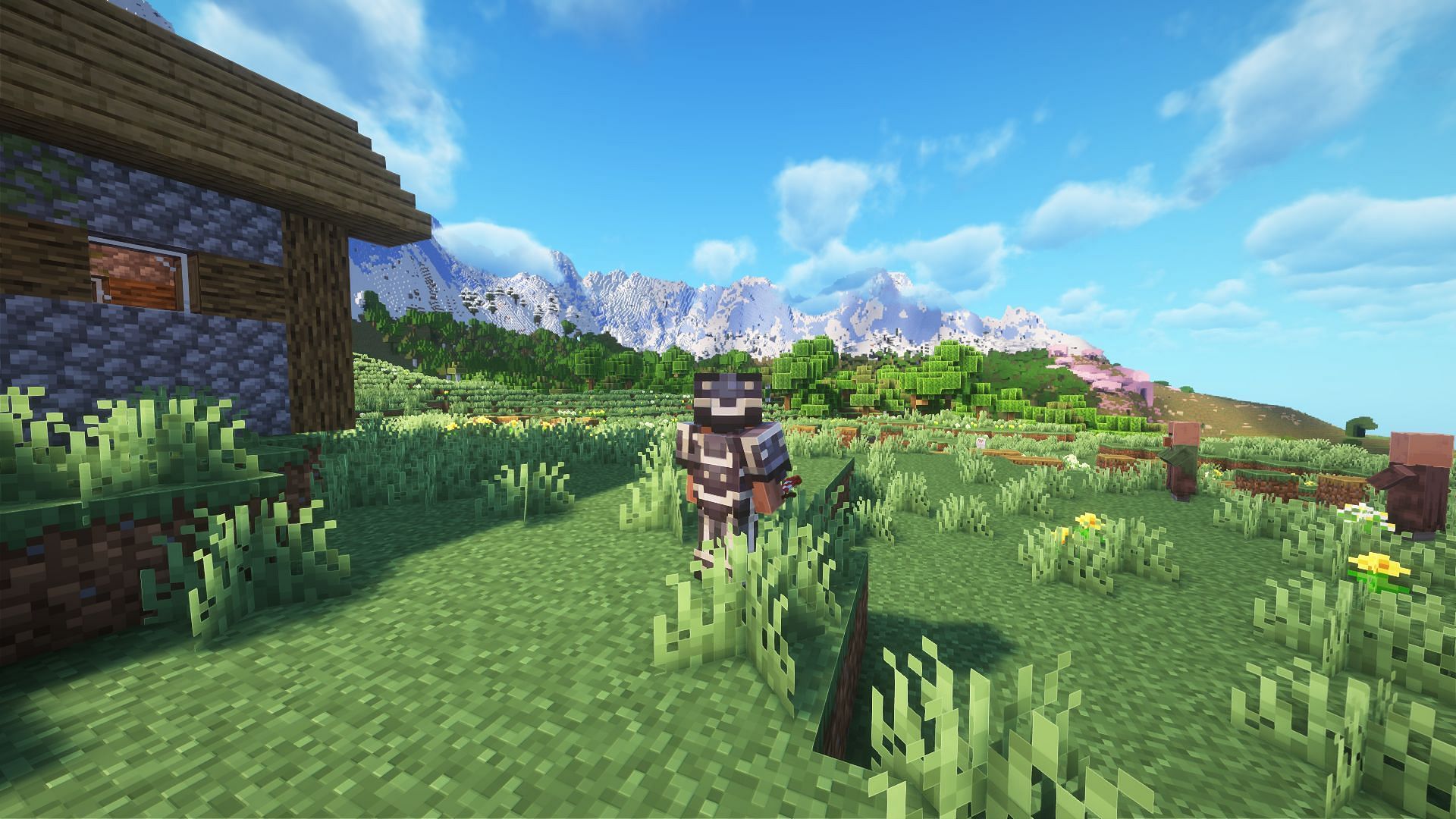 128 chunks render distance (Image via Mojang Studios)