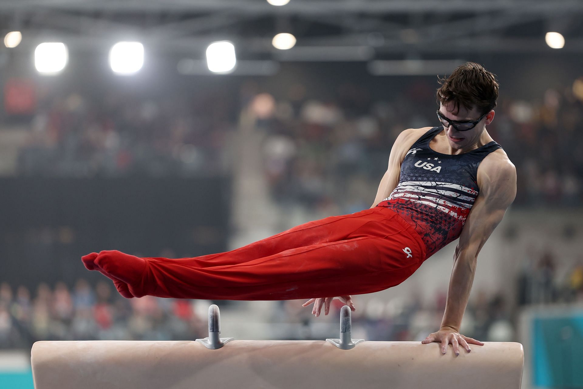 Stephen Nedoroscik is competing in his first Olympics at the 2024 Games.