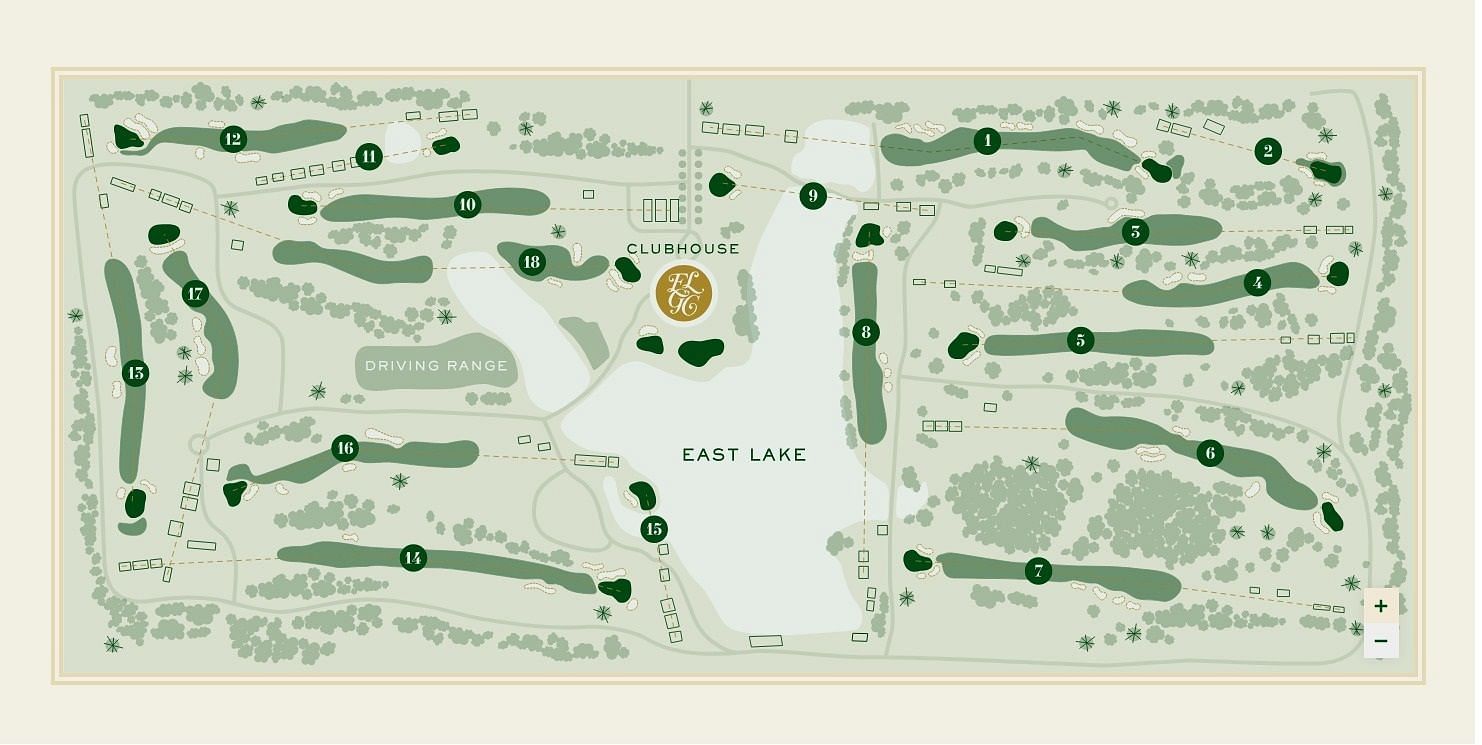 East Lake Course Map & Parking - Parking, Hole-by-Hole and more