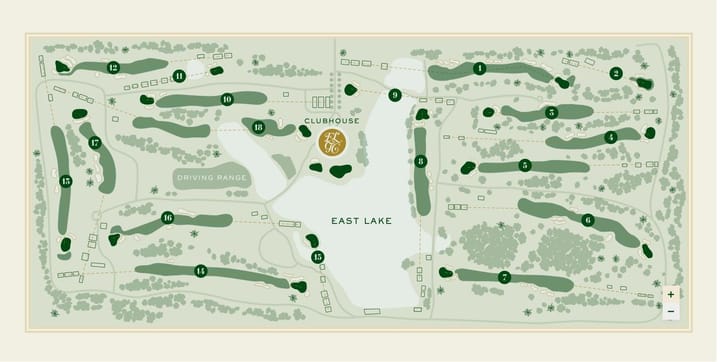 East Lake Course Map & Parking